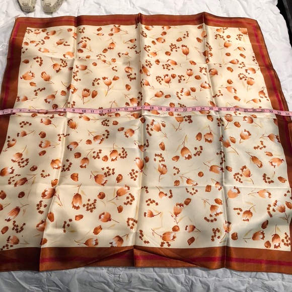 Accessories - 🌻🌻Silk scarf. 34” X 35”. New. Never worn Accessories - 🌻🌻Silk scarf. 34” X 35”. New. Never worn